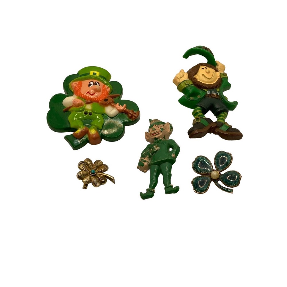 Vintage St Patricks Day pin lot